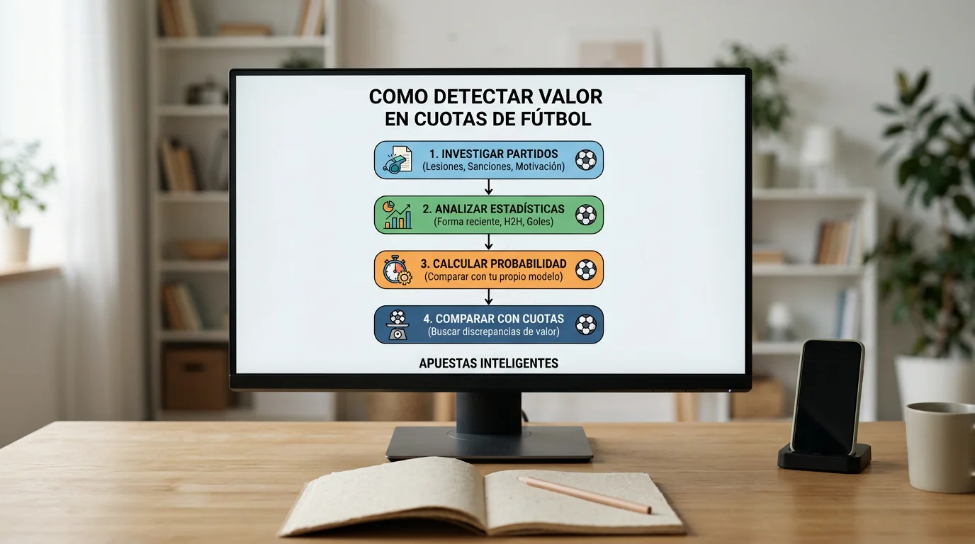 Flujo de filtro de 4 pasos para detección de valor en una cuota